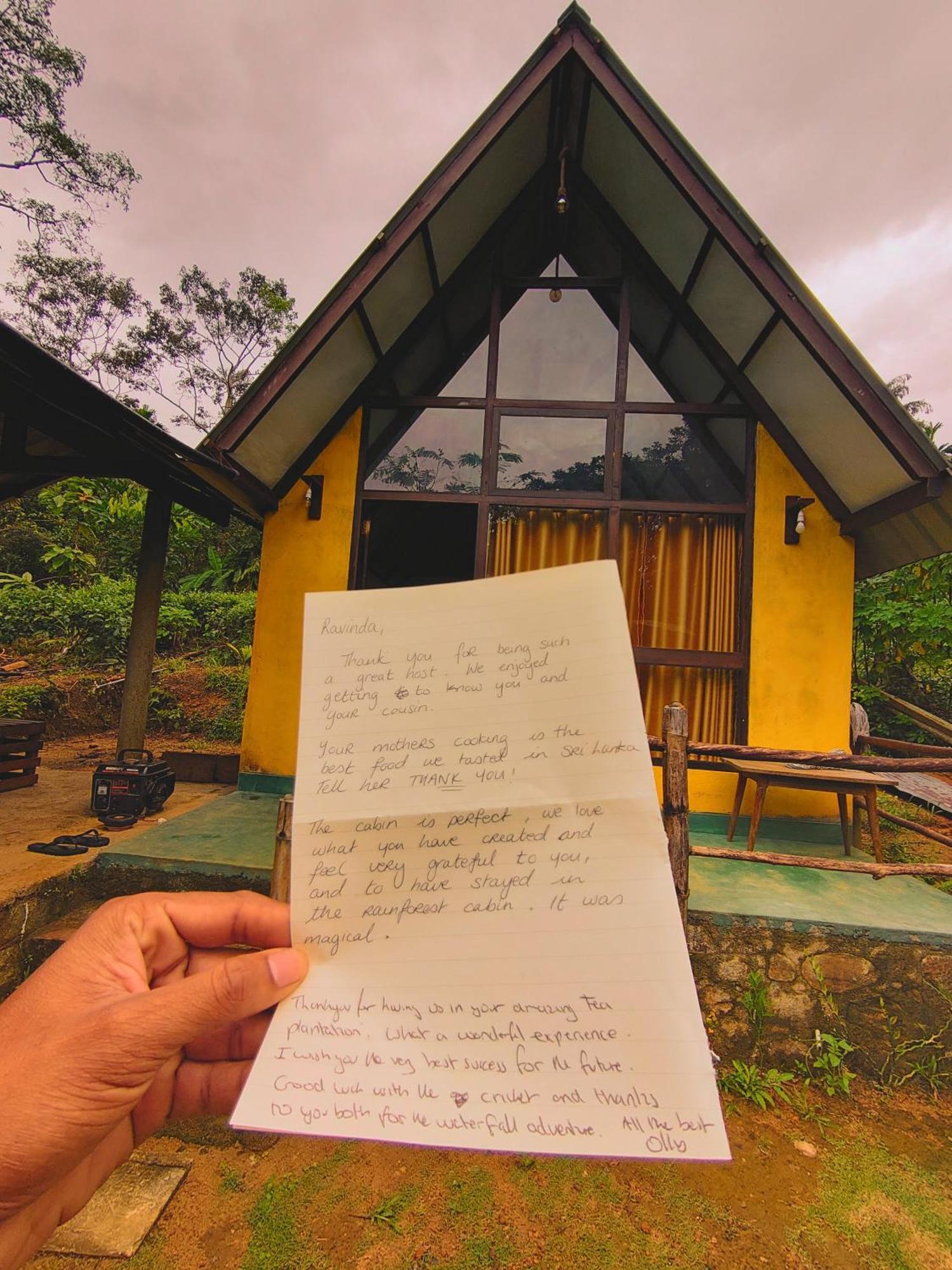 Rainforest Cabin Deniyaya Extérieur photo